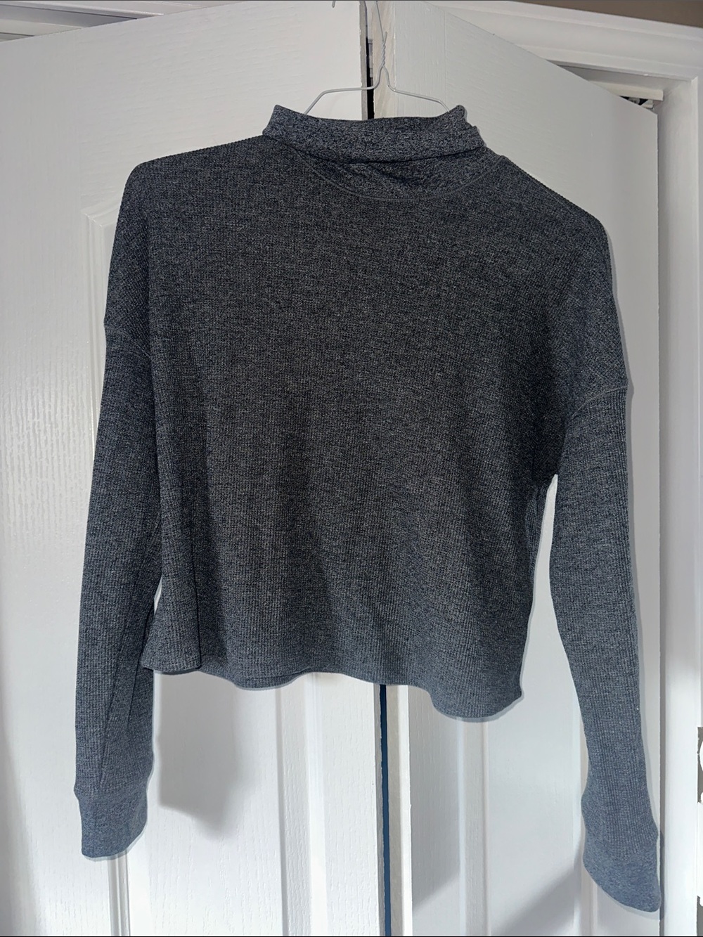 Calvin Klein Heather Charcoal Turtleneck Sweater